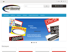 Tablet Screenshot of cartazesetiquetas.com.br